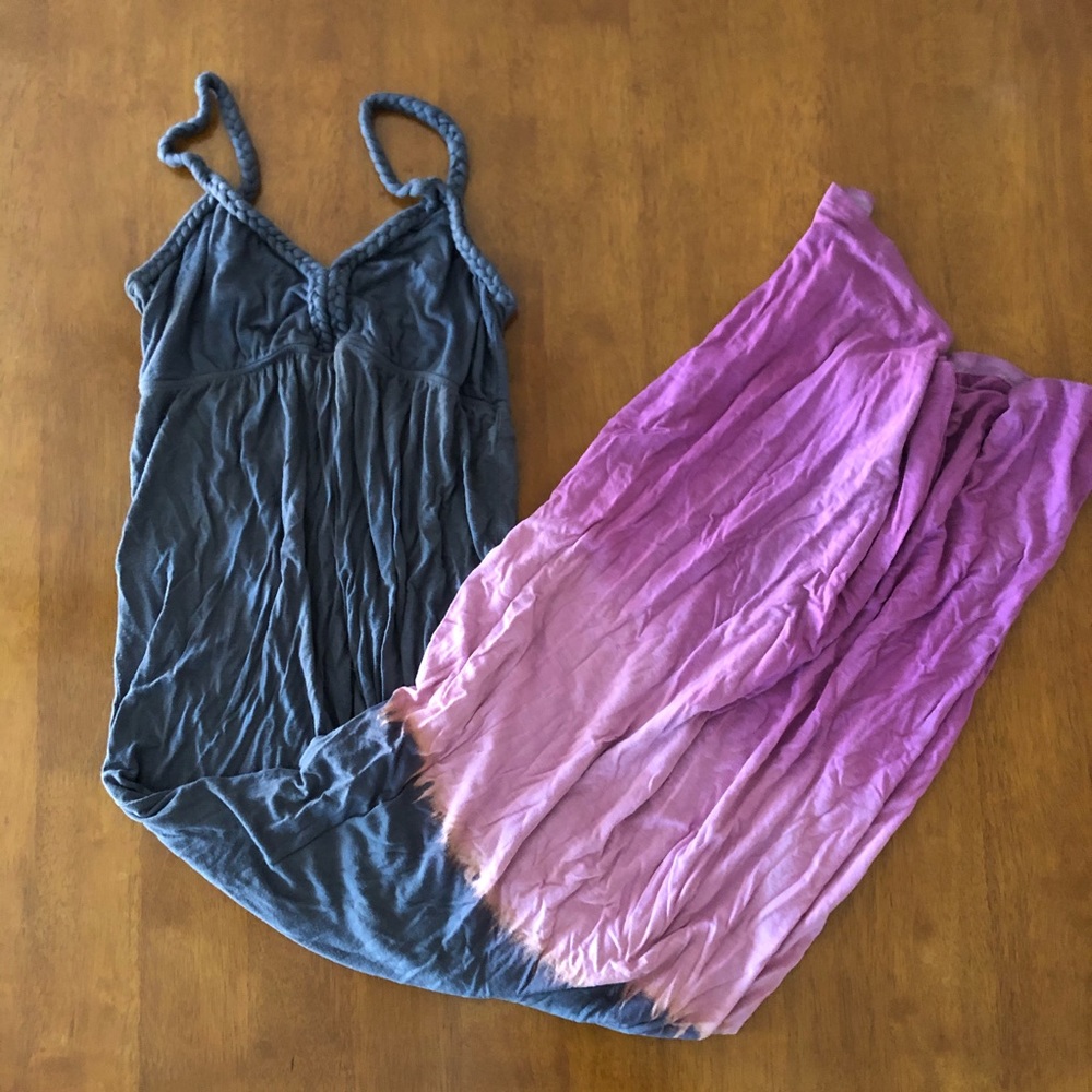 Ombré maxi dress